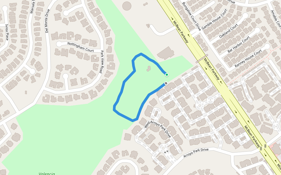 Valencia Summit Park Walking and Running California, USA Pacer