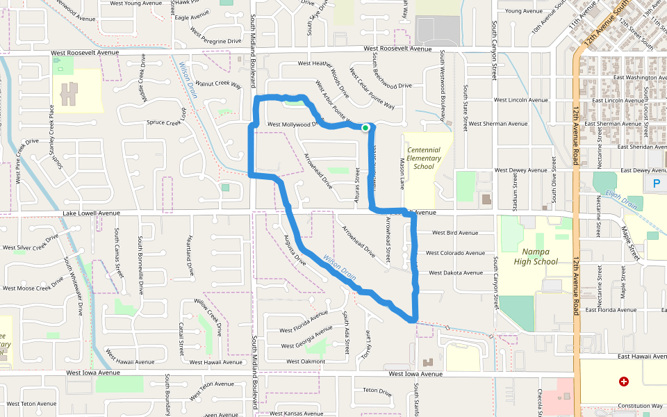 Wilson Trail Walking and Running Nampa, Idaho, USA Pacer