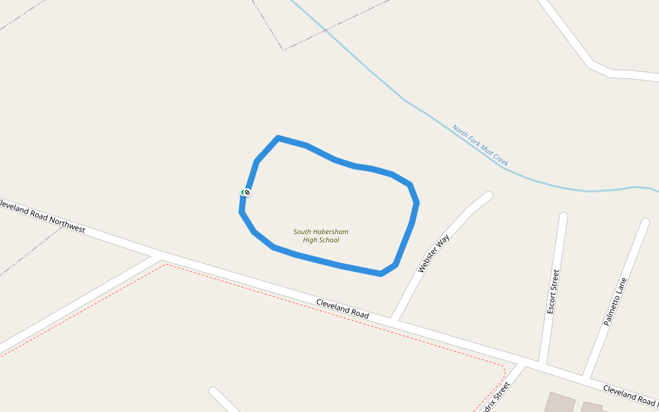 South Habersham High School Walking And Running Trail Cornelia, USA Pacer