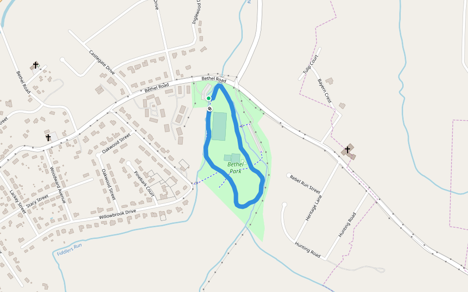 Bethel Park Walking and Running North Carolina, USA Pacer