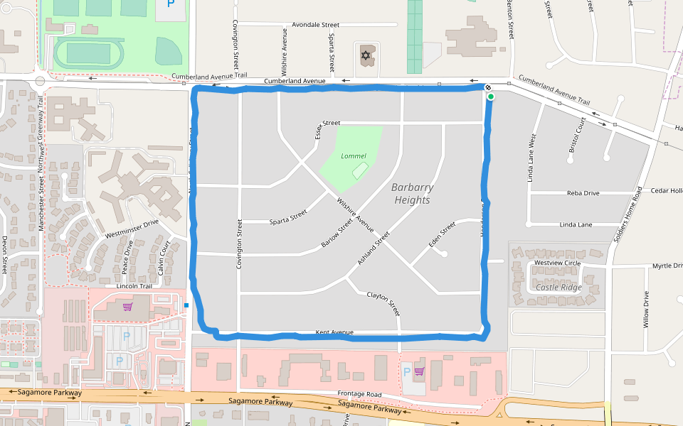 Barbarry Heights Walking And Running Trail West Lafayette, Indiana