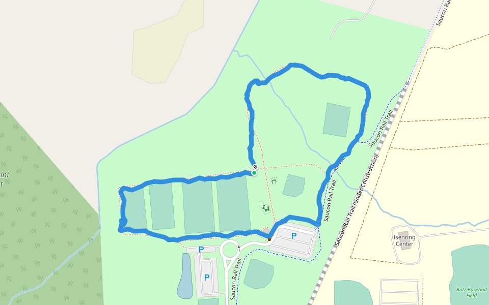 Parque comunitario del municipio de Upper Saucon Caminar y correr