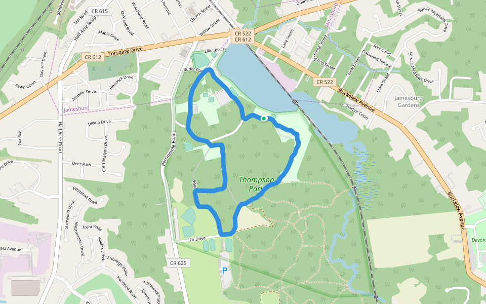 Parque Thompson Caminar y correr Municipio de Monroe, Nueva Jersey