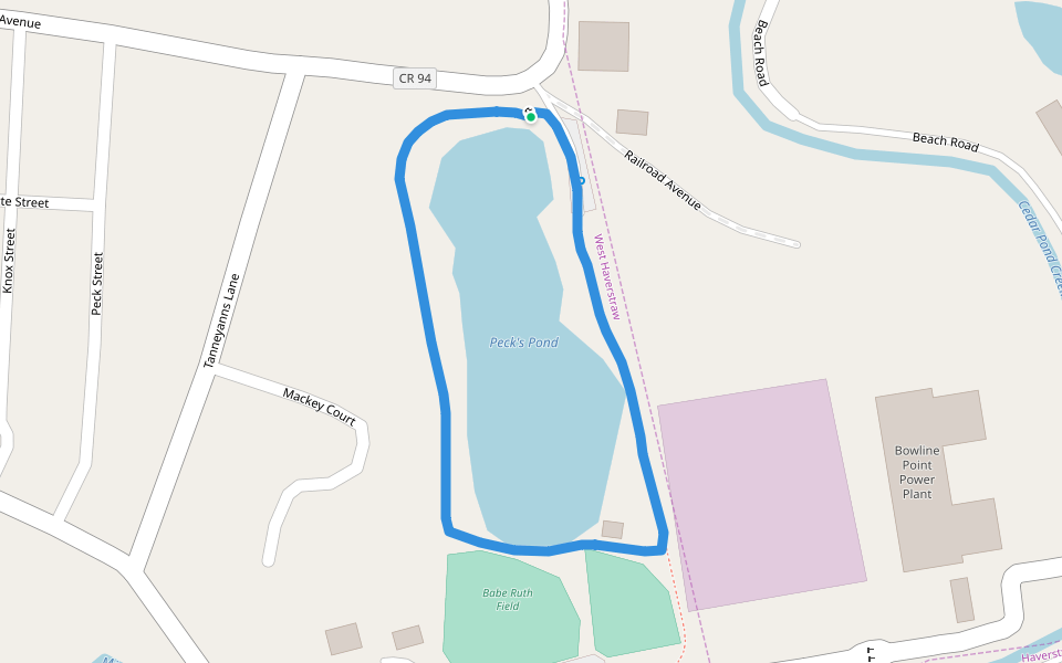 Peck's Pond Walking And Running Trail West Haverstraw, New York, USA