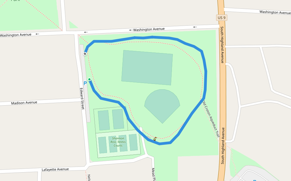 Nelson Park Walking and Running Ossining, New York, USA Pacer