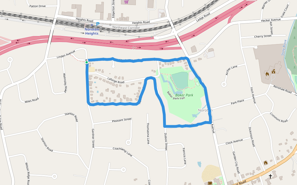 Baker Park Walking and Running Darien, Connecticut, USA Pacer