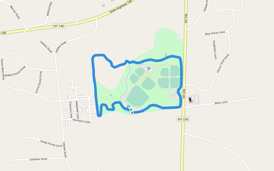 Halfmoon Town Park Walking and Running Clifton Park, New York, USA