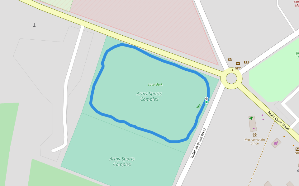 Army Sports Complex Walking And Running Trail Karachi, Sindh