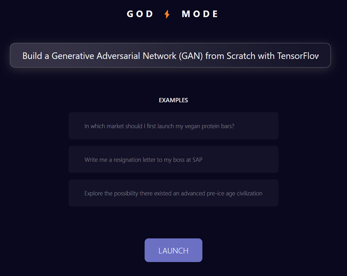 Building a GAN model in TensorFlow easily with AutoGPT