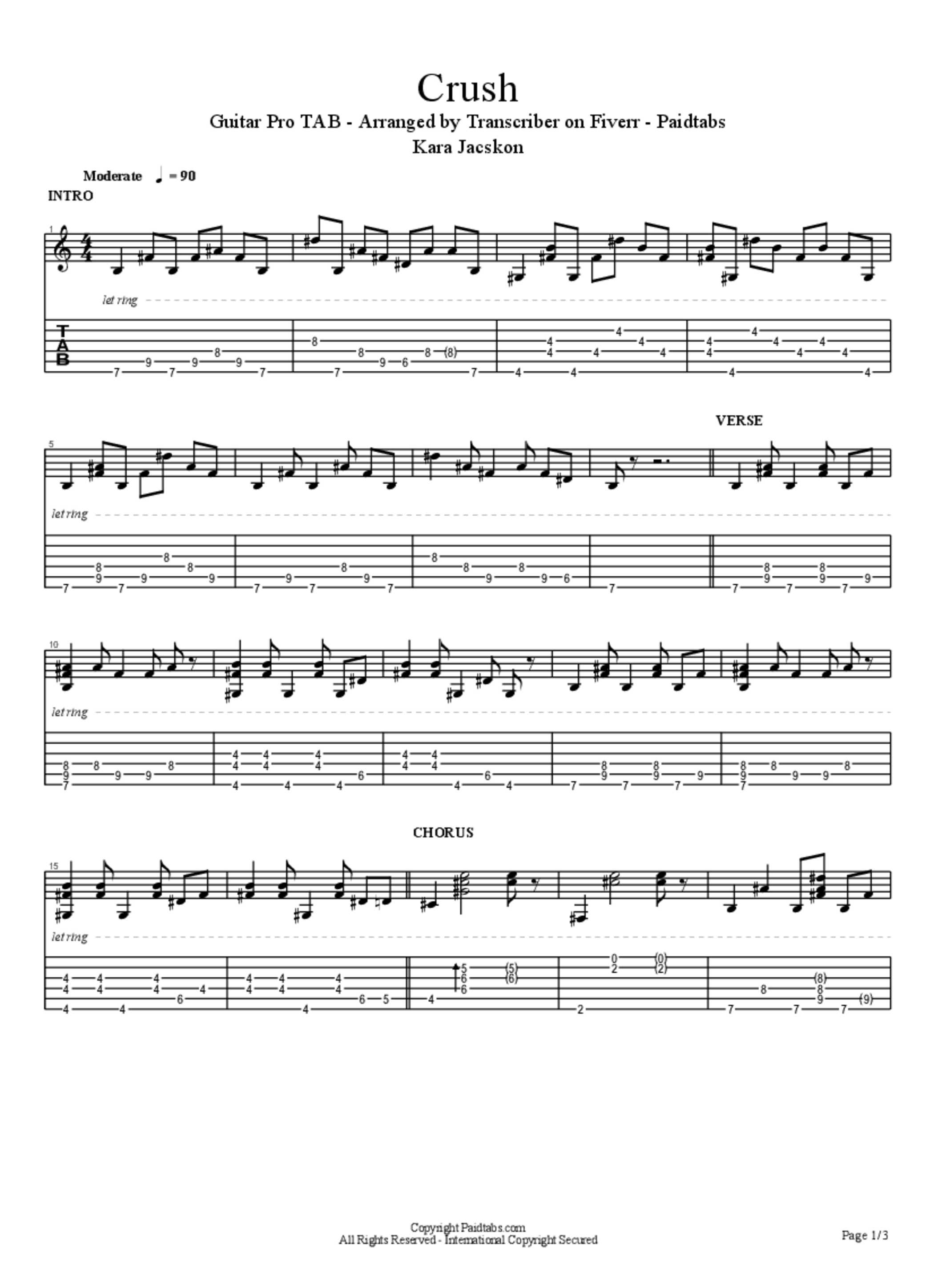 Crush Tab Kara Jackson