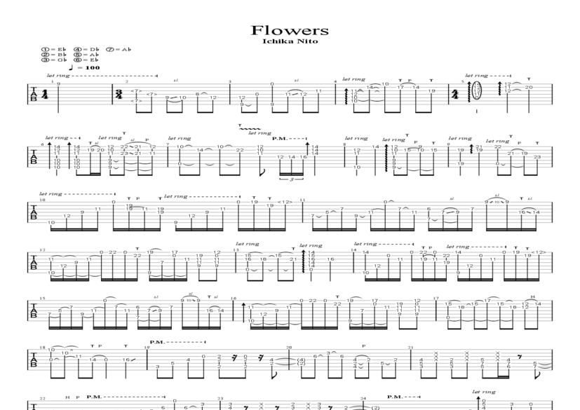 Flowers Tab Ichika Nito