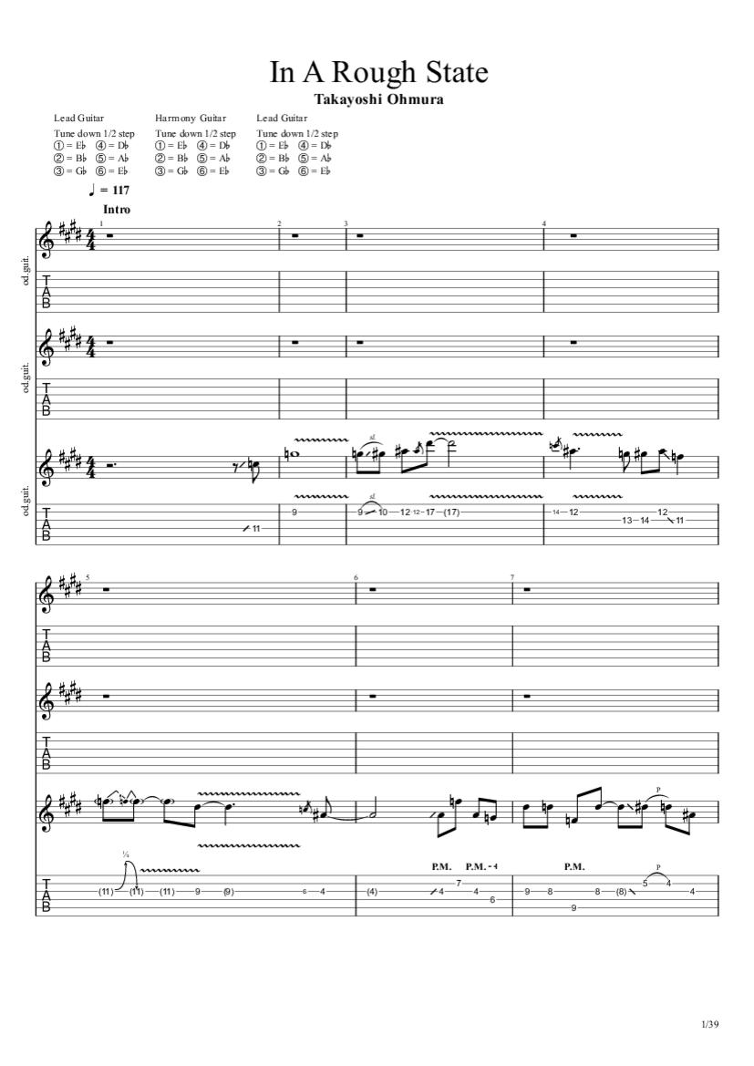 In A Rough State Tab Takayoshi Ohmura