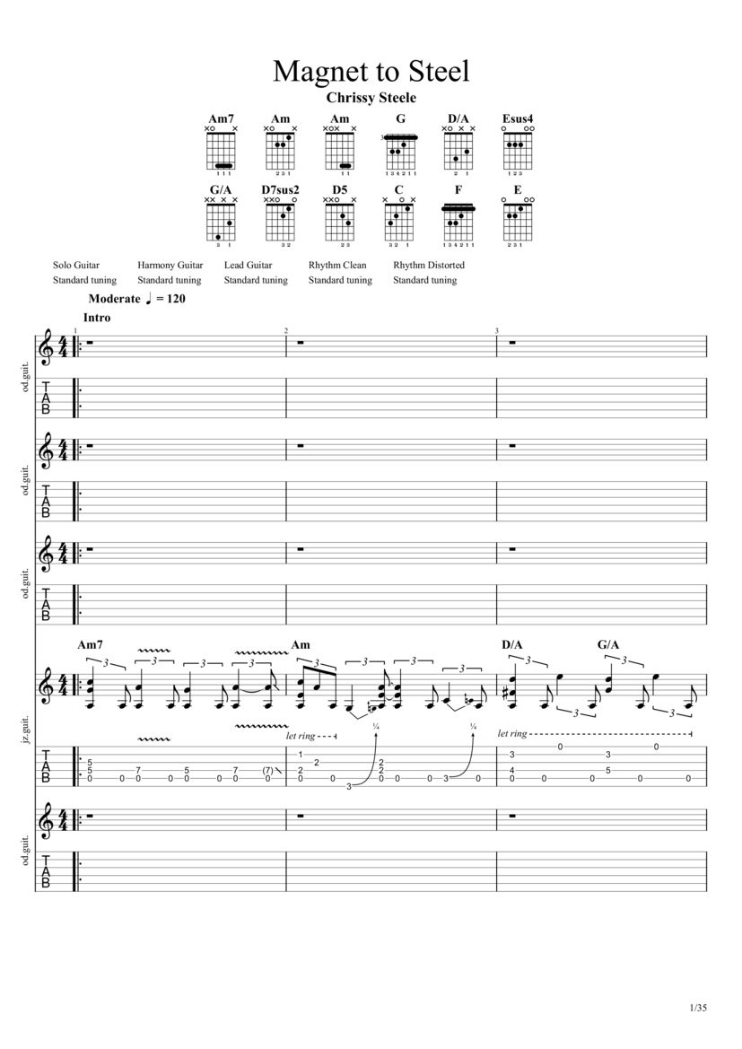 And Steel Guitar Chords
