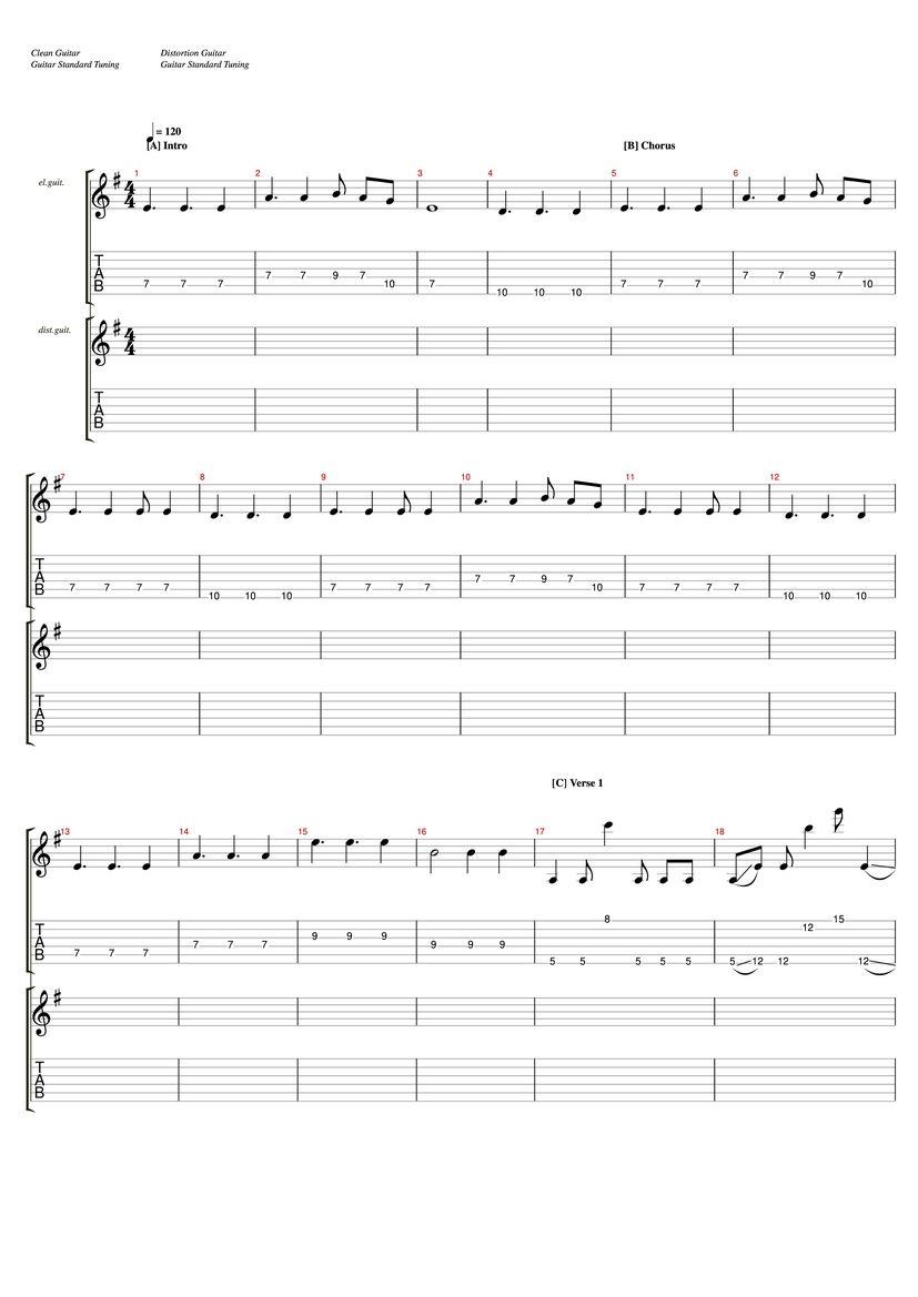 Otherside Tab & Chords Red Hot Chili Peppers PaidTabs