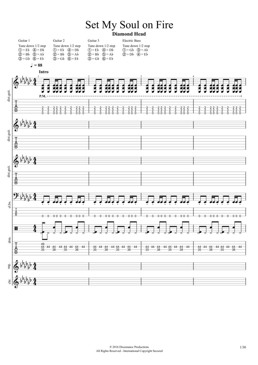 Sex On Fire Guitar Chords
