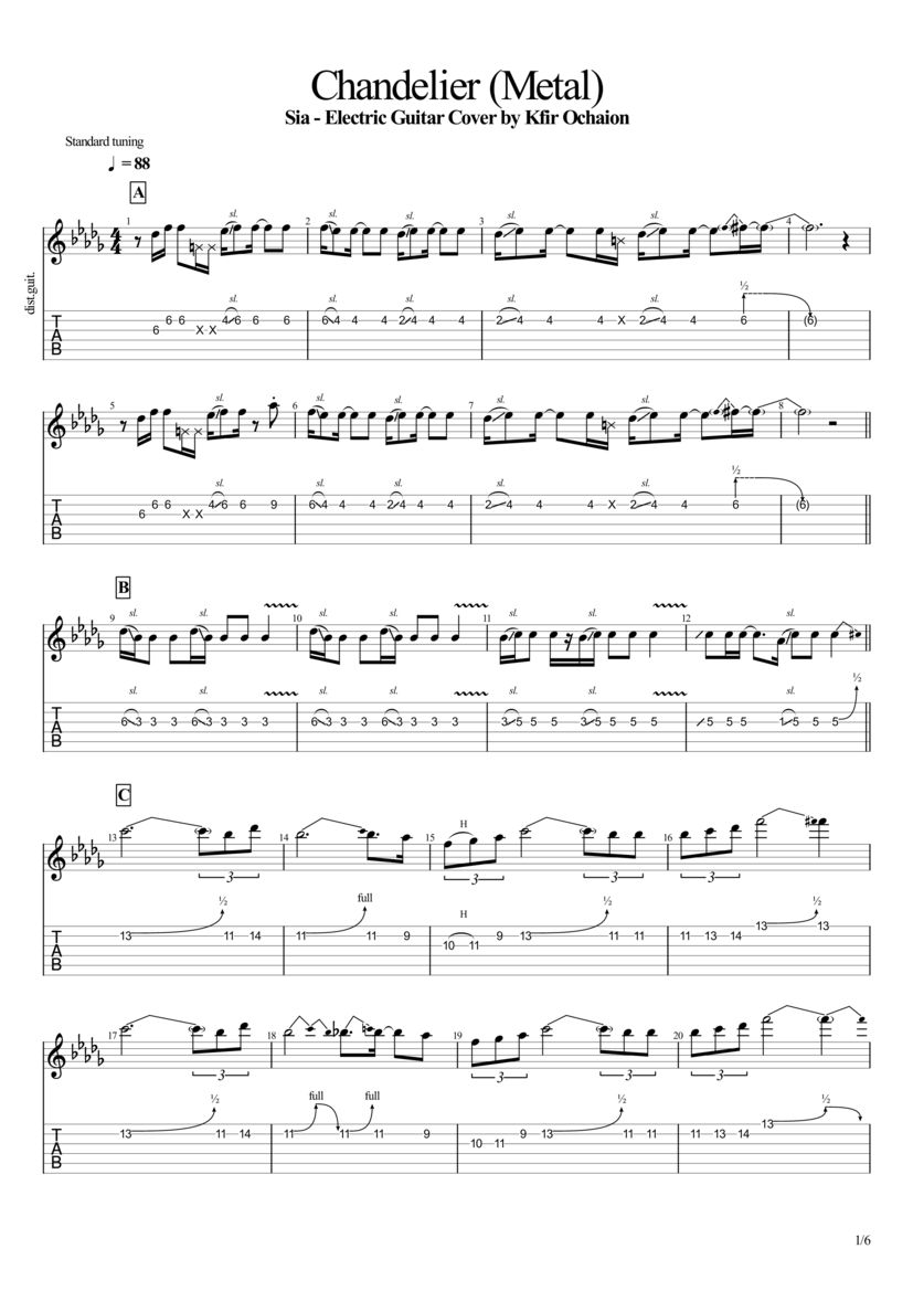 Sia Chandelier Metal Tab Kfir Ochaion