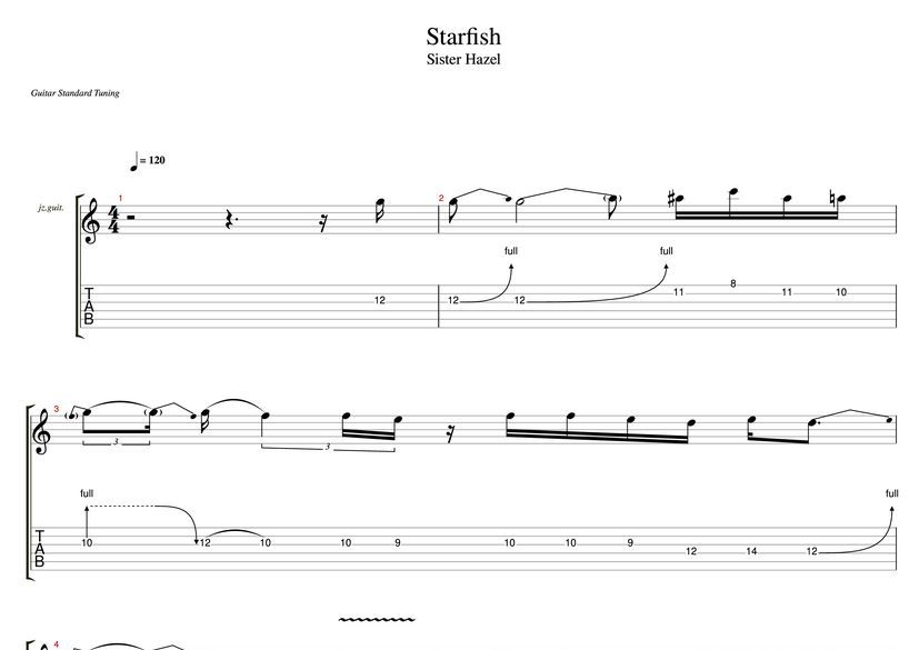 Starfish Tab Sister Hazel