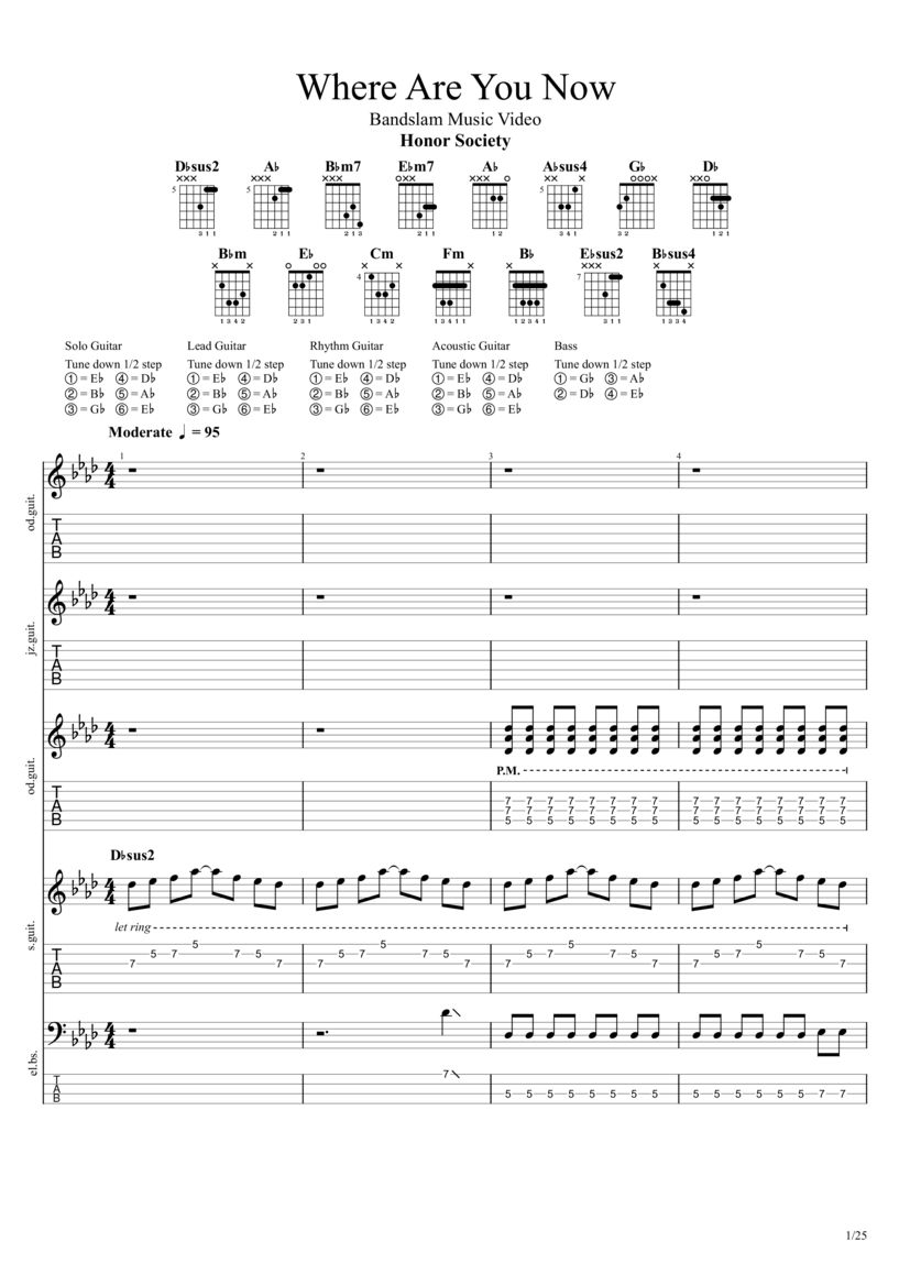 Staind Guitar Chords