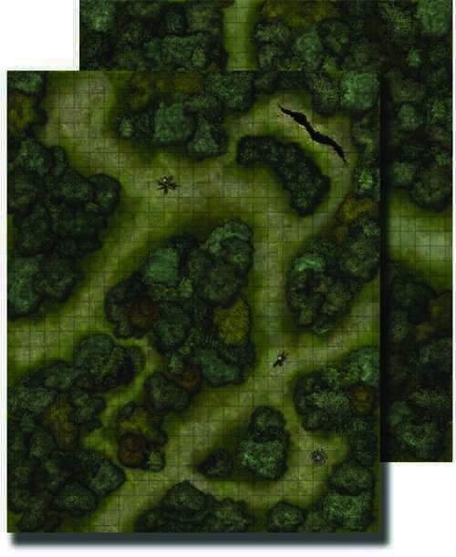 Dark Forest Dnd Forest Battle Map Free HD Wallpaper