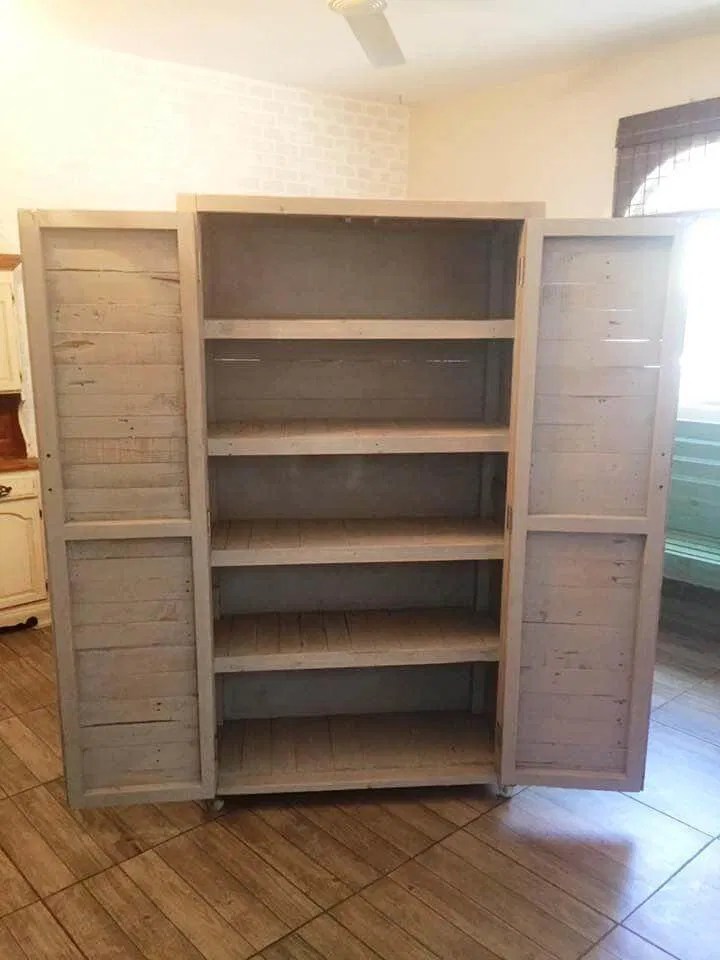 DIY Wood Pallet Cupboard Pallets Pro