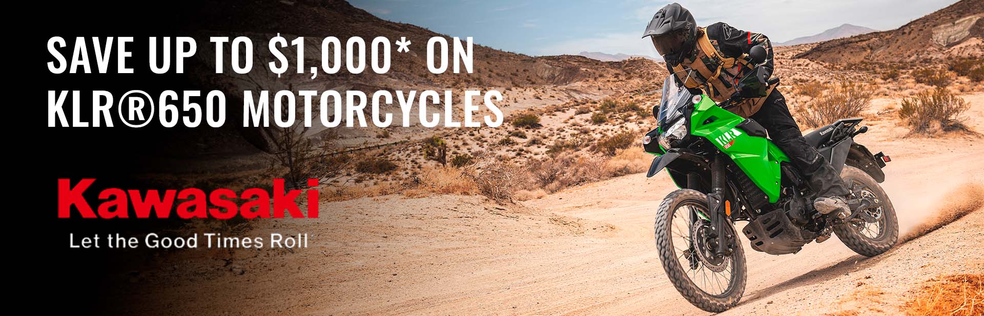 Factory Promotions Kelly's Kawasaki Powersports dealership Mesa