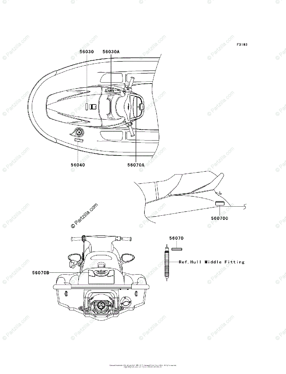Kawasaki Jet Ski Parts Diagram - General Wiring Diagram