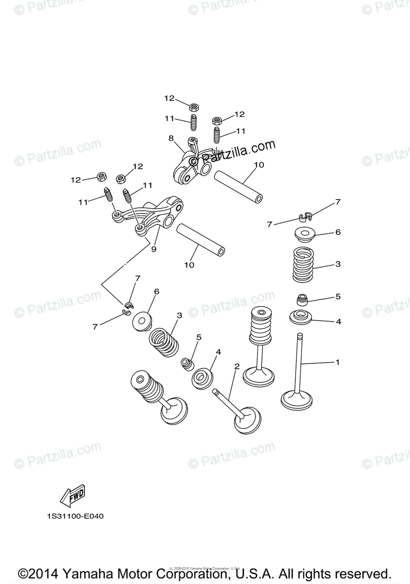 Yamaha Raptor 700R Valve Adjustment