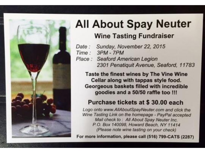 Wine tasting fundraiser Patch