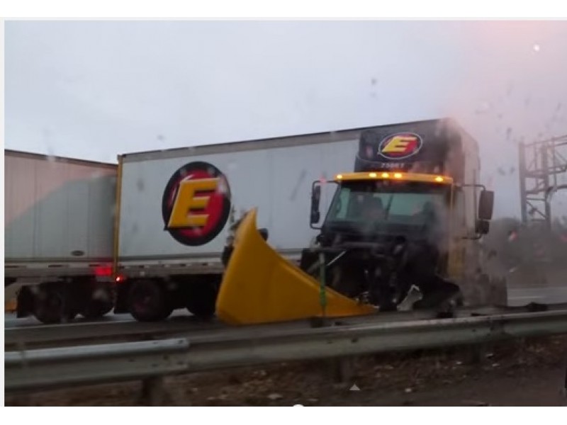 WATCH Video Shows Truck Crash, Nearly Flip On New Jersey Turnpike