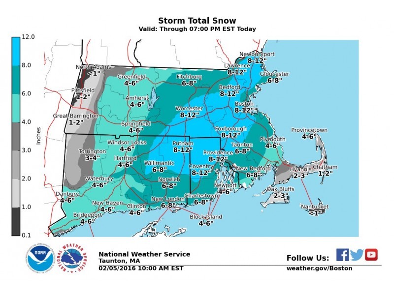 More Snow Forecast for HamiltonWenham Than Initially Predicted