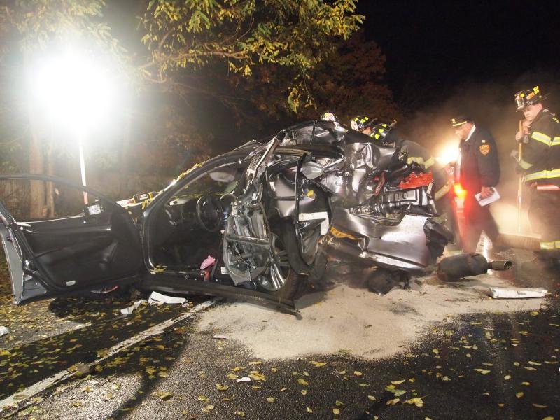 One Hurt in Crash Into Tree on Route 347 in Smithtown Smithtown, NY Patch