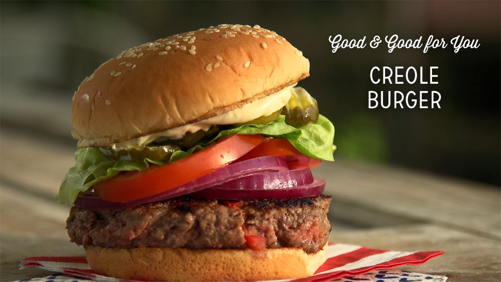 Creole Burger Paula Deen