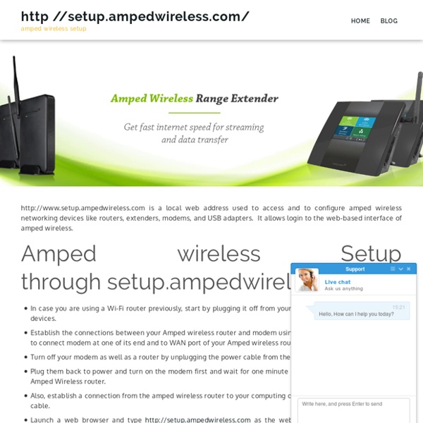 Amped wireless setup | Pearltrees