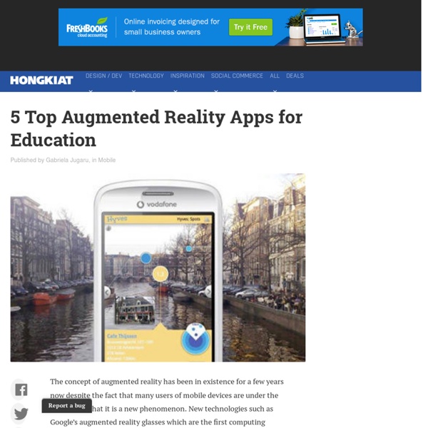 5 Top Augmented Reality Apps for Education Hongkiat Pearltrees