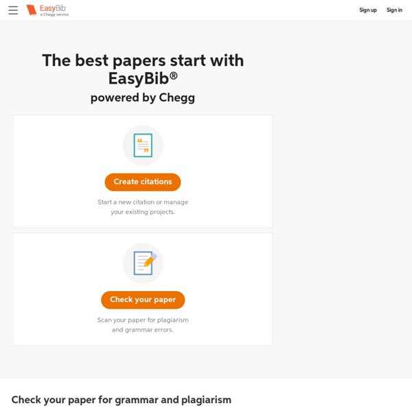 Free Bibliography Generator MLA, APA, Chicago citation styles