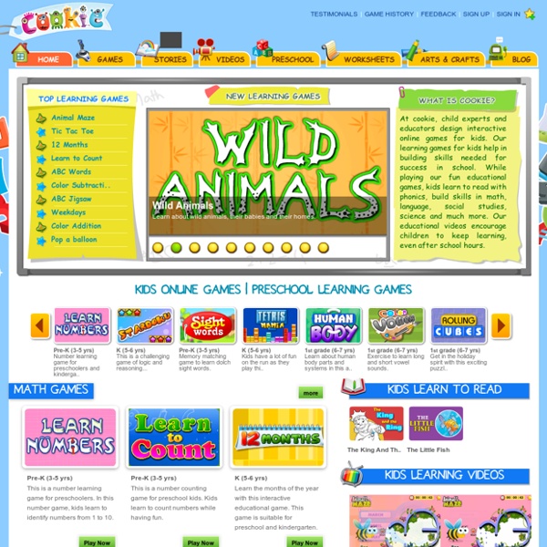Kids Online Games for Elementary School Pearltrees