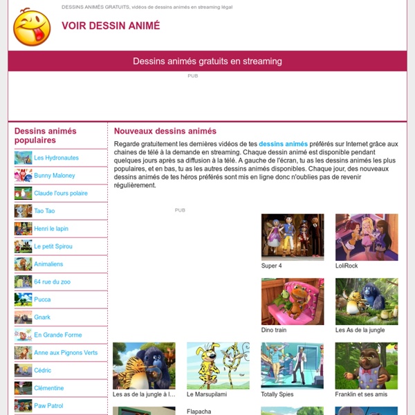 Dessins Animes Gratuits Videos De Dessins Animes En Streaming Legal