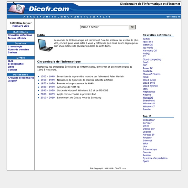 Amazon.fr Dictionnaire de l'informatique et de l'Internet 200…