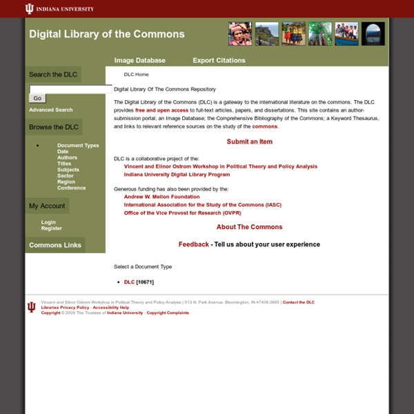 Digital Library Of The Commons Pearltrees