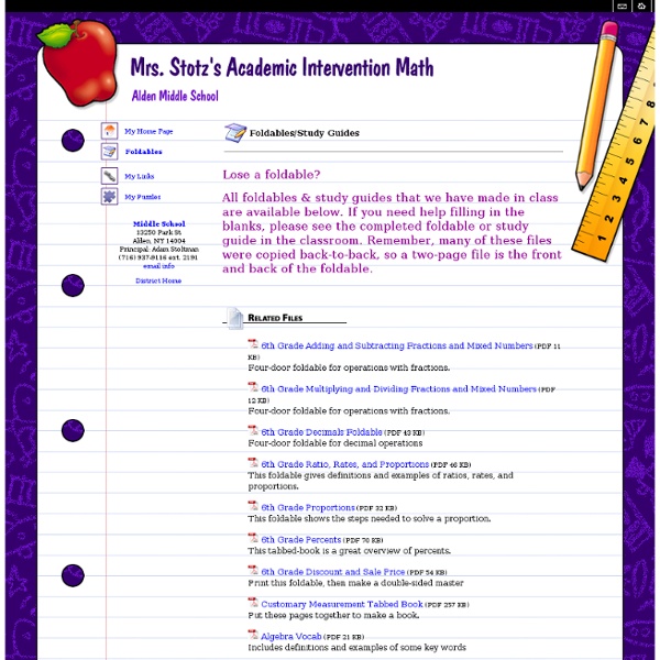 Foldables & Study Guides Pearltrees