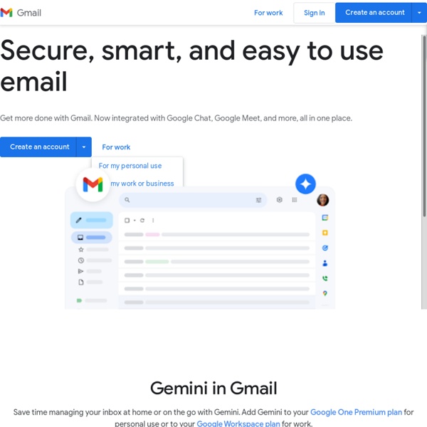 Gmail Free Storage and Email from Google Pearltrees
