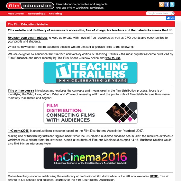 Film Education Pearltrees