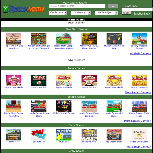 Hooda Math Games Pearltrees