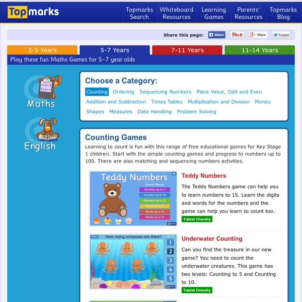 Learn to Count with fun Counting Games for KS1 Children Pearltrees