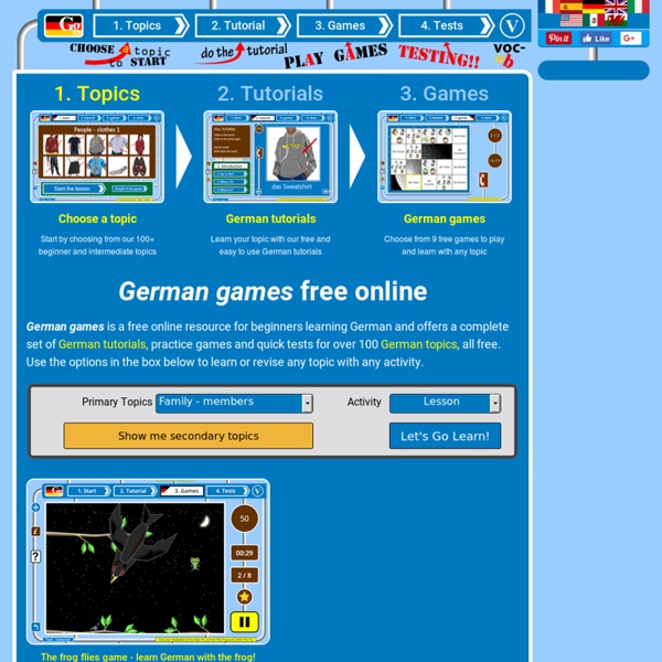 German games free online for beginners learning German with audio