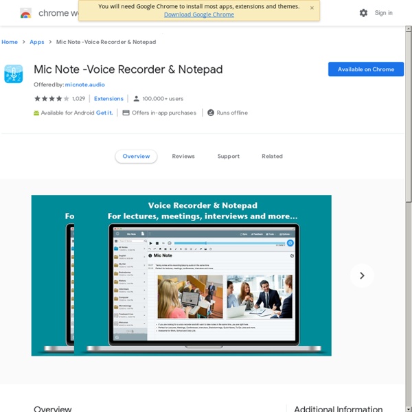 Mic Note Voice Recorder & Notepad Pearltrees