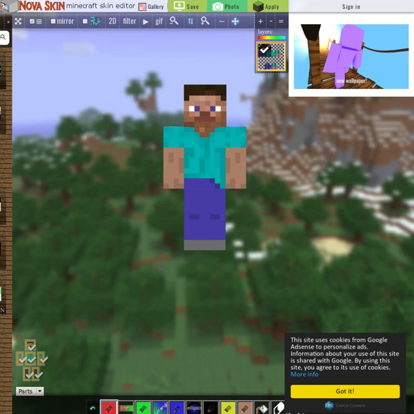 Nova Skin Minecraft Skin Editor Pearltrees