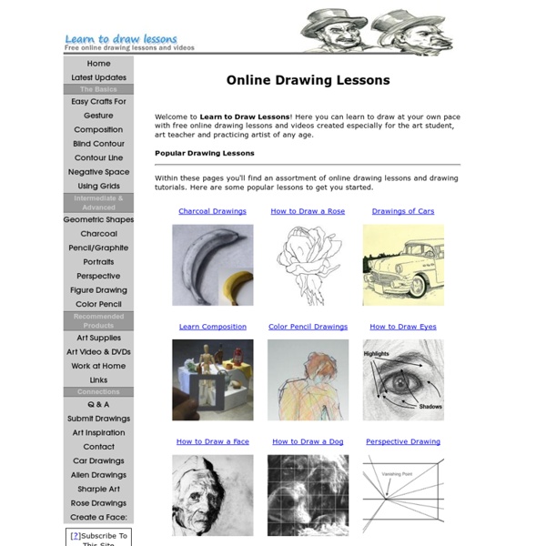 Online Drawing Lessons Learn to Draw Online for Free Pearltrees