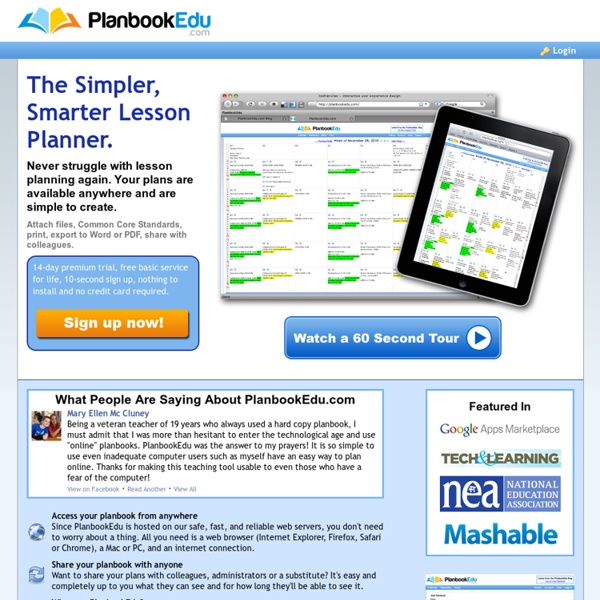 Free Online Lesson Planbook Software for Teachers Pearltrees