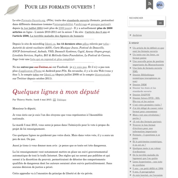 Pour les formats ouverts ! Pearltrees